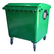 Contenedor de Residuos 1100 litros en PEHD Verde 