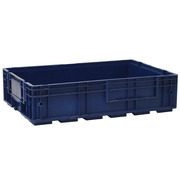 Caja Plástica 22 litros Azul Usada 40 x 60 x 14,7 cm VDA R-KLT